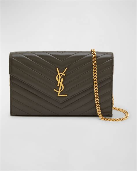 ysl chain jeans|YSL large wallet on chain.